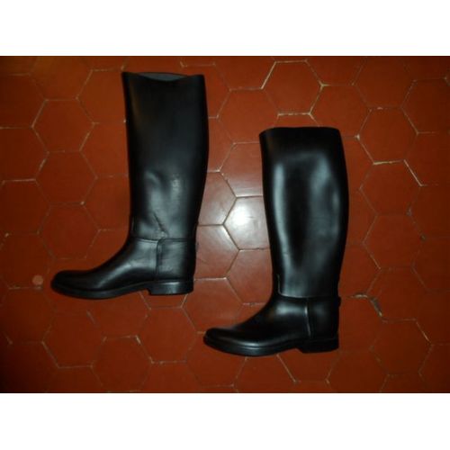 Bottes D'Équitation Plastique Noir Go Sport