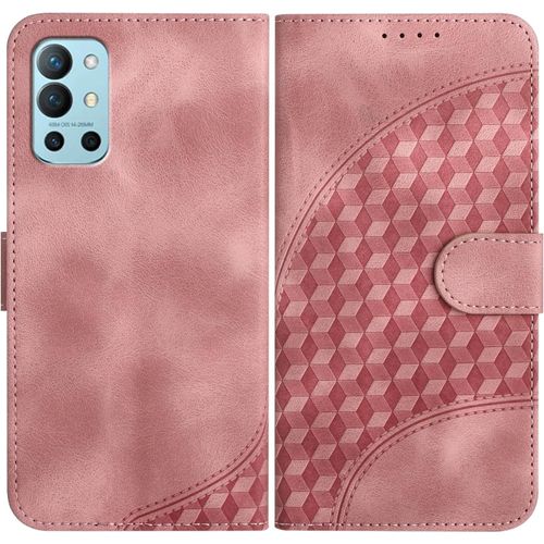 Coque Pour Oneplus 8t/9r, Cuir Pu Étui Flip Portefeuille À Rabat Housse Avec Antichoc Magnétique Porte Cartes Stand Fonction Pour Oneplus 8t - Rose