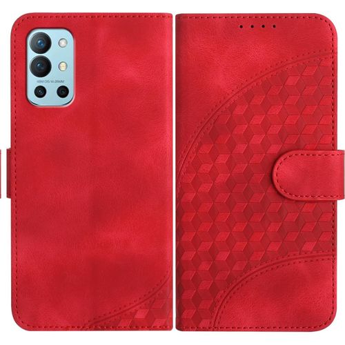 Coque Pour Oneplus 8t/9r, Cuir Pu Étui Flip Portefeuille À Rabat Housse Avec Antichoc Magnétique Porte Cartes Stand Fonction Pour Oneplus 8t - Rouge