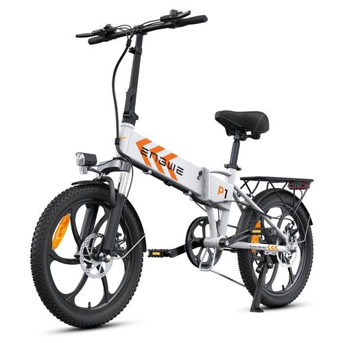 Vélo Électrique Engwe P1 - Pneus 20 Pouces 250w Batterie 36v13ah Frein À Disque Mécanique - Blanc