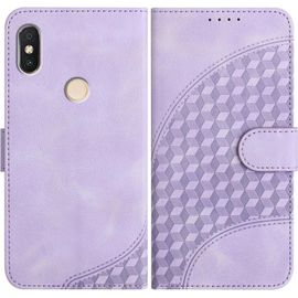 Coque Pour Xiaomi Redmi S2/Redmi Y2, Cuir Pu Étui Flip Portefeuille À Rabat Housse Avec Antichoc Magnétique Porte Cartes Stand Fonction Pour Redmi S2 - Violet