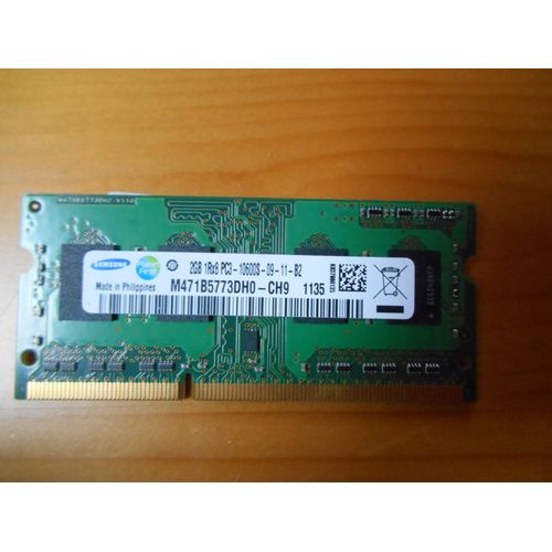 mémoire Samsung 2GB DDR3 1333 MHz