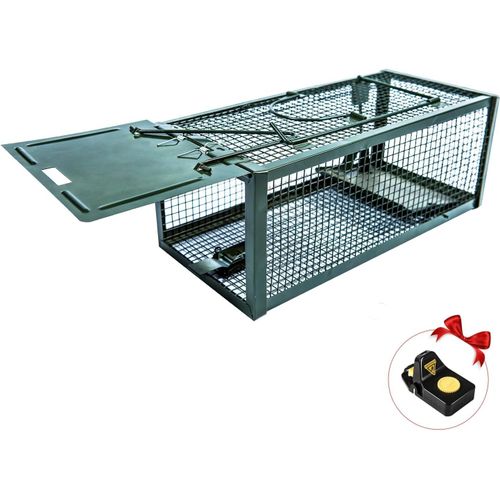 Cage piege Rat, piège à Souris,Grand piège à Souris utilisé pour Attraper des Rats intérieurs et extérieurs, des écureuils, des Lapins, des Taupes et d'autres rongeurs