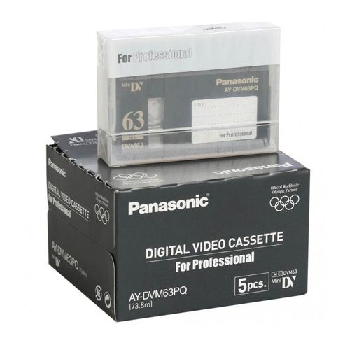 5 Cassettes MINI DV PROFESSIONEL
