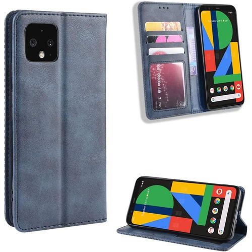 Coque Pour Google Pixel 4,Étui De Protection Coque Pour Google Pixel 4 G020i G020m G020n Coque Housse Etui Cover Funda Blue