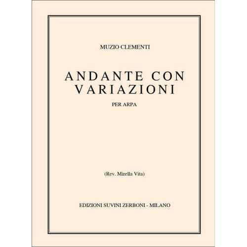 Muzio Clementi : Andante Con Variazoni Harpe Mirella Vita