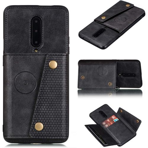 Coque Pour Oneplus 7 Pro,With Card Slot Coque Pour Oneplus 7 Pro Gm1910 Gm1911 Gm1913 Gm1915 Gm1917 Gm1920 Coque Housse Etui Cover Black