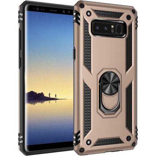 Cas De Couverture, For Samsung Galaxy Note 8 Case Téléphone Mobile Avec Porte-Bague Magnétique, Protection Antichoc For Samsung Galaxy Note 8 Color : Gold