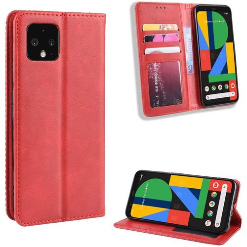Coque Pour Google Pixel 4,Étui De Protection Coque Pour Google Pixel 4 G020i G020m G020n Coque Housse Etui Cover Funda Red