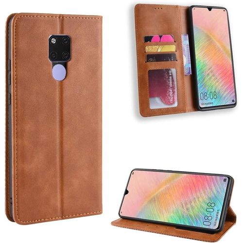 Coque Pour Huawei Mate 20 X,Étui De Protection Coque Pour Huawei Mate 20 X Evr-Al00 Evr-L29 / Mate 20 X 5g Evr-N29 Evr-An00 Coque Housse Etui Cover Funda Brown
