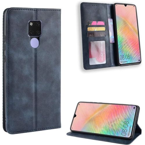 Coque Pour Huawei Mate 20 X,Étui De Protection Coque Pour Huawei Mate 20 X Evr-Al00 Evr-L29/Mate 20 X 5g Evr-N29 Evr-An00 Coque Housse Etui Cover Funda Blue