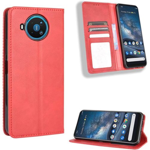 Coque Pour Nokia 8.3,Étui De Protection Coque Pour Nokia 8.3 2020 5g Coque Housse Etui Cover Red