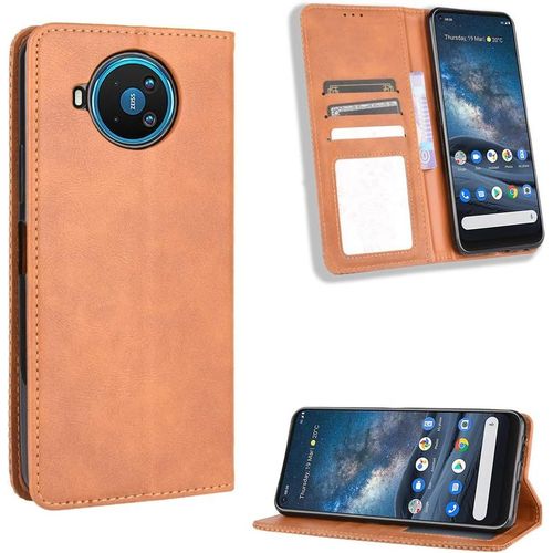 Coque Pour Nokia 8.3,Étui De Protection Coque Pour Nokia 8.3 2020 5g Coque Housse Etui Cover Brown