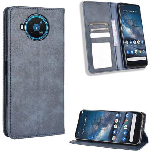 Coque Pour Nokia 8.3,Étui De Protection Coque Pour Nokia 8.3 2020 5g Coque Housse Etui Cover Blue