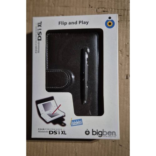 Coque Flip & Play Noire Pour Nintendo Dsi Xl
