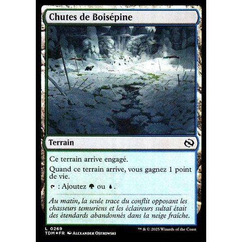 Chutes De Boisépine - Foil - Magic - Tarkir La Tempête Des Dragons - C - 269