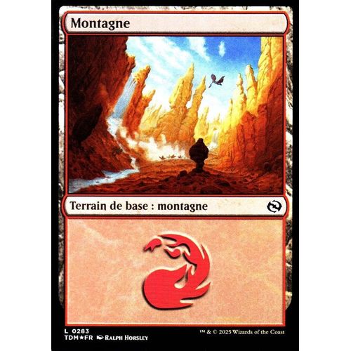 Montagne - Foil - Magic - Tarkir La Tempête Des Dragons - C - 283