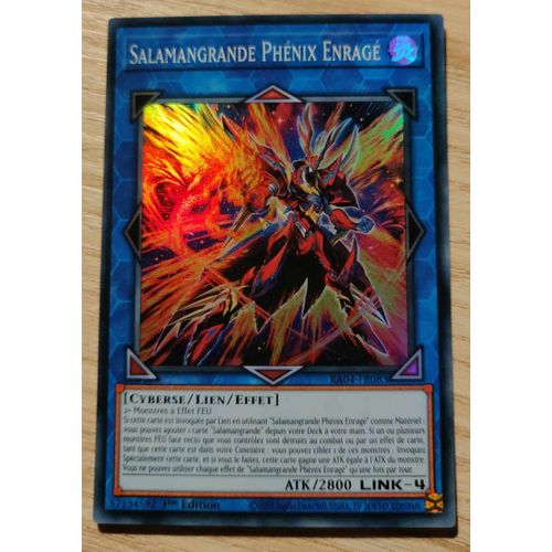 Yu Gi Oh Ra04 Fr083 Salamangrande Phénix Enragé Super Rare