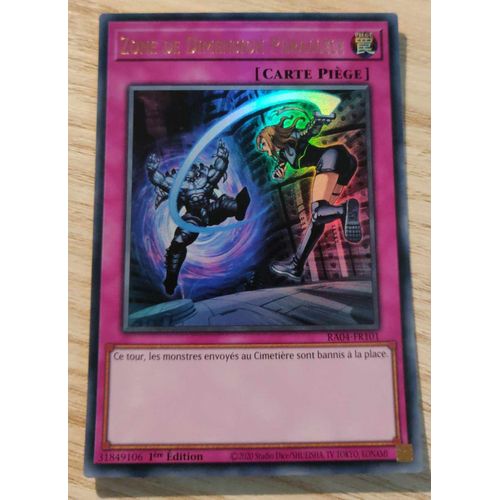 Yu Gi Oh Ra04 Fr101 Zone De Dimension Parallèle Ultra Rare
