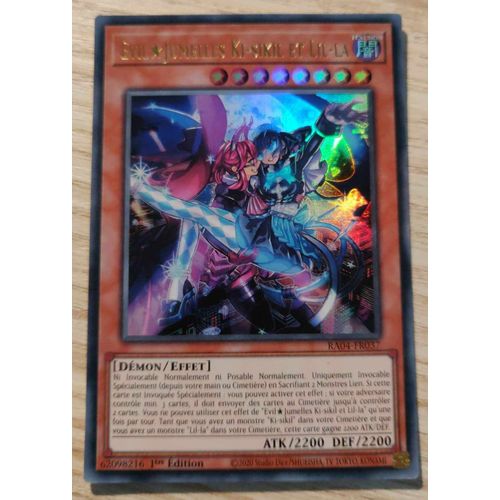 Yu Gi Oh Ra04 Fr037 Eviltwins Ki-Sikil & Lil-La Ultra Rare