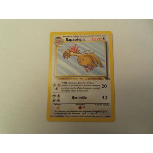 Carte Pokémon Rapasdepic Set De Base 36/84