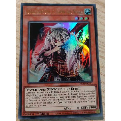 Yu Gi Oh Ra04 Fr015 Ogre Fantôme Et Lapin Des Neiges Ultra Rare