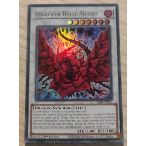 Yu Gi Oh Ra04 Fr057 Dragon Rose Noire Ultra Rare
