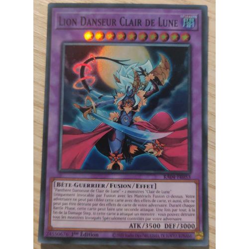 Yu Gi Oh Ra04 Fr053 Lion Danseur Clair De Lune Super Rare