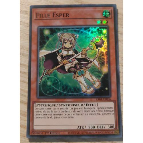 Yu Gi Oh Ra04 Fr006 Fille Esper Super Rare