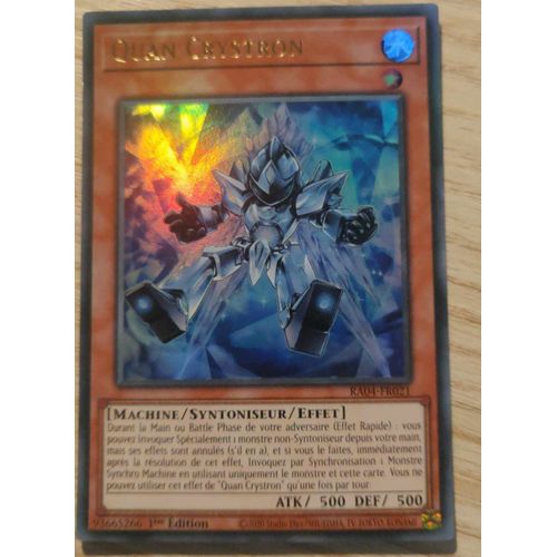 Yu Gi Oh Ra04 Fr021 Quan Crystron Ultra Rare