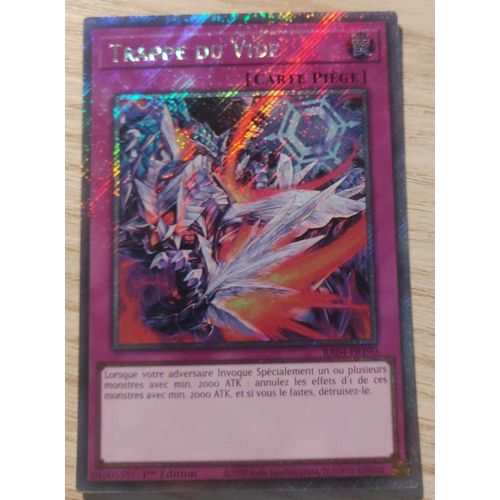 Yu Gi Oh Ra04 Fr190 Trappe Du Vide Platinum Rare