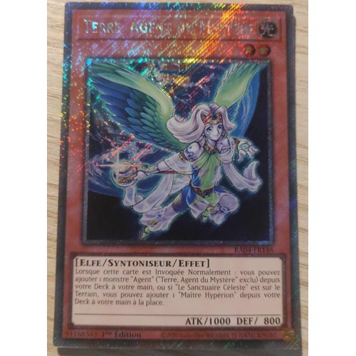 Yu Gi Oh Ra04 Fr146 Terre Agent Du Mystère Platinum Rare