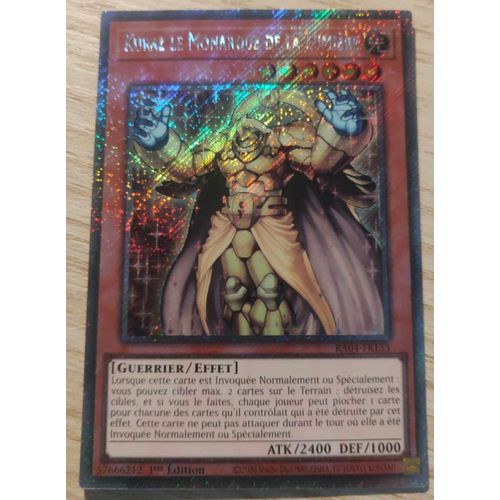 Yu Gi Oh Ra04 Fr133 Kuraz Le Monarque De La Lumière Platinum Rare