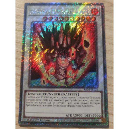 Yu Gi Oh Ra04 Fr139 Météore Préhistorique Platinum Rare