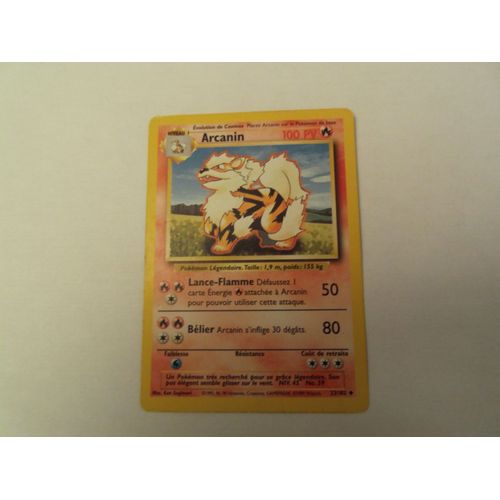 Carte Pokémon Arcanin 23/102