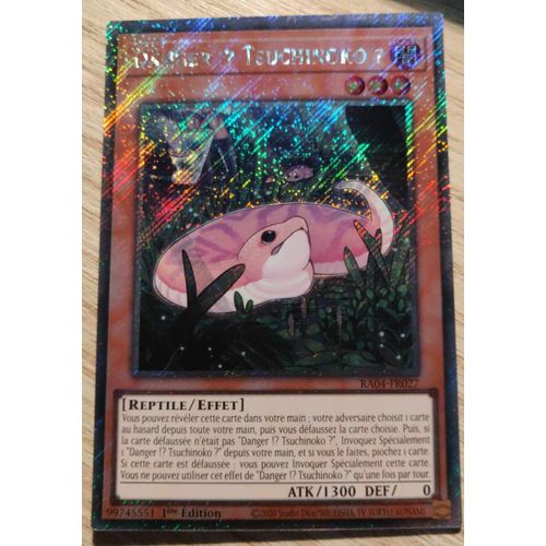 Yu Gi Oh Ra04 Fr027 Danger Tsuchinoko Platinum Rare