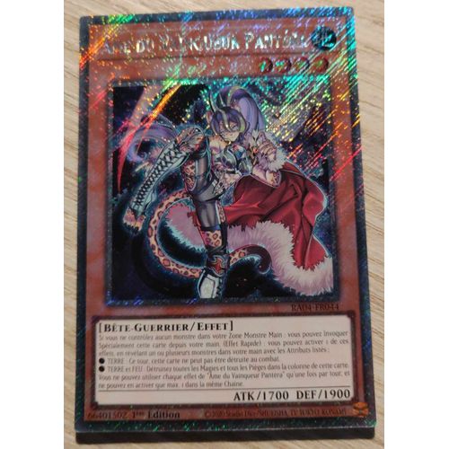 Yu Gi Oh Ra04 Fr044 Âme Du Vainqueur Pantéra Platinum Rare