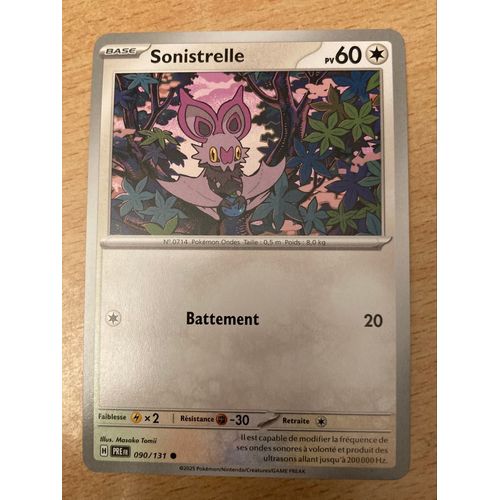 (1183) Sonistrelle 90/131 Pokemon 