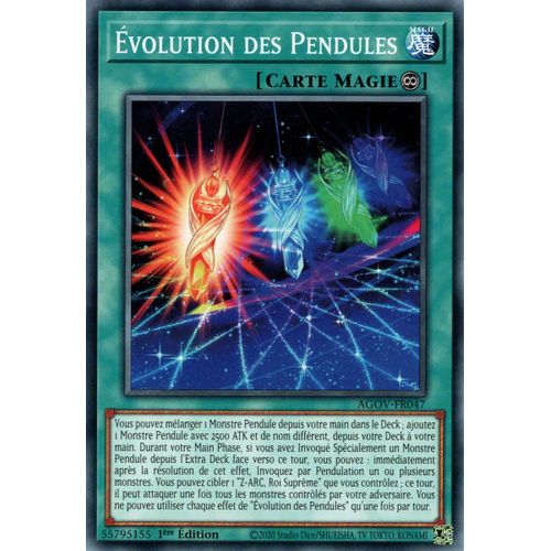 Yu Gi Oh ! Évolution Des Pendules Agov-Fr047 Commune En Français