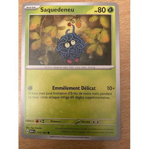 (900) Saquedeneu 114/165 Pokemon 
