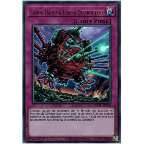 Yu Gi Oh Dabl Fr084 Canon Daruma Karma Destructeur Ultra Rare