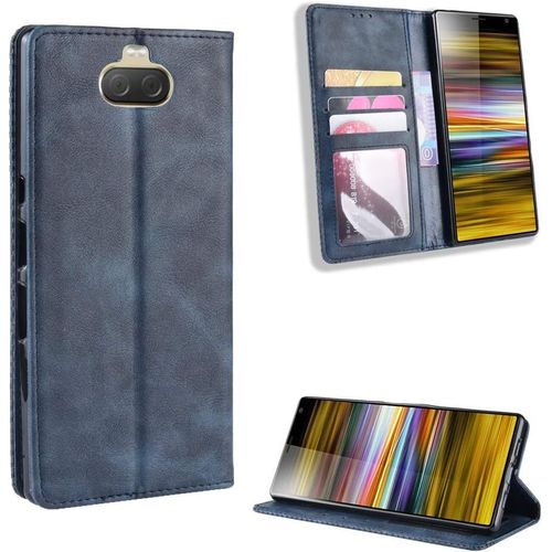 Coque Pour Sony Xperia 10 Plus,Étui De Protection Coque Pour Sony Xperia 10 Plus I3213 I4213 I4293 I3223/Xperia Xa3 Ultra Coque Housse Etui Cover Funda Blue