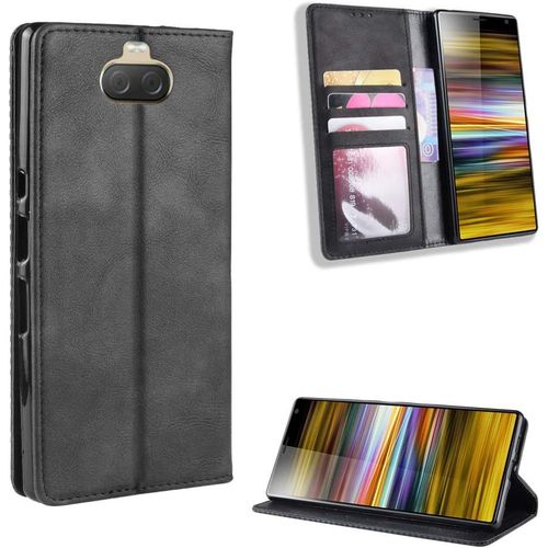 Coque Pour Sony Xperia 10 Plus,Étui De Protection Coque Pour Sony Xperia 10 Plus I3213 I4213 I4293 I3223/Xperia Xa3 Ultra Coque Housse Etui Cover Funda Black