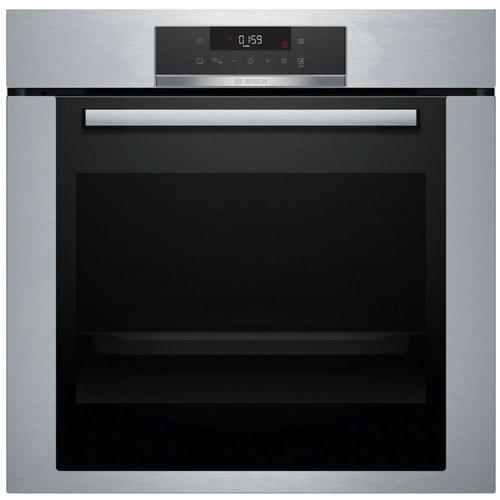 Bosch - Four intégrable multifonction 71l 60cm pyrolyse inox HBA372ES0