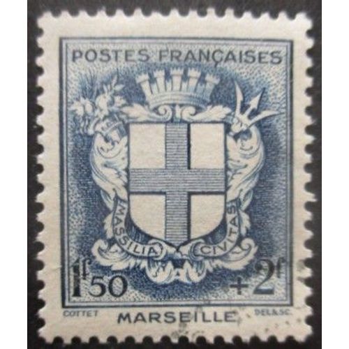 France N°532 Armoirie De Marseille Oblitéré