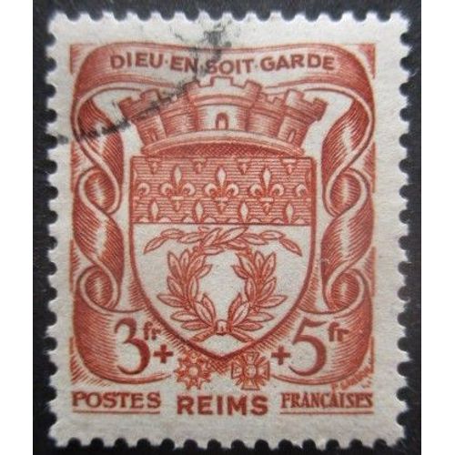 France N°535 Armoirie De Reims Oblitéré