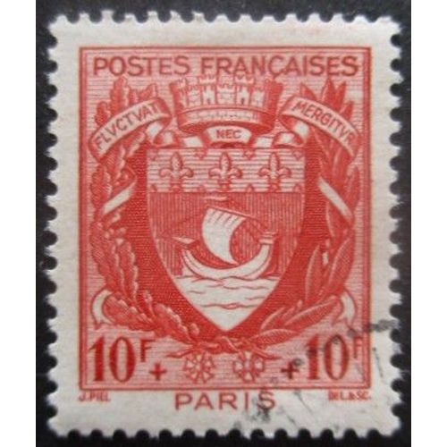 France N°537 Armoirie De Paris Oblitéré