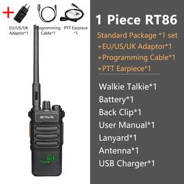 10w Talkie Walkie Longue Portee Radio Portable UHF Walkie Talkie