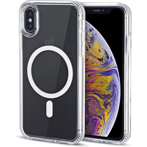 Étui De Protection Magnétique Pour Iphone Xs Max - Magsafe - Résistant Aux Chocs - Magsafe - Pour Apple Iphone Xs Max - Magnétique