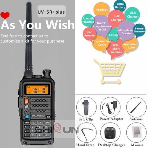 Baofeng - talkie-walkie 10W longue portee UV-5R +, Radio pour la
